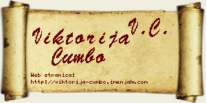Viktorija Cumbo vizit kartica